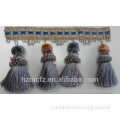 China wholesale polyester Curtain beaded fringe ,tassel fringe